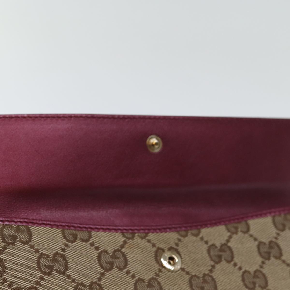 GUCCI GG Canvas Long Wallet Beige 203550 yk12329