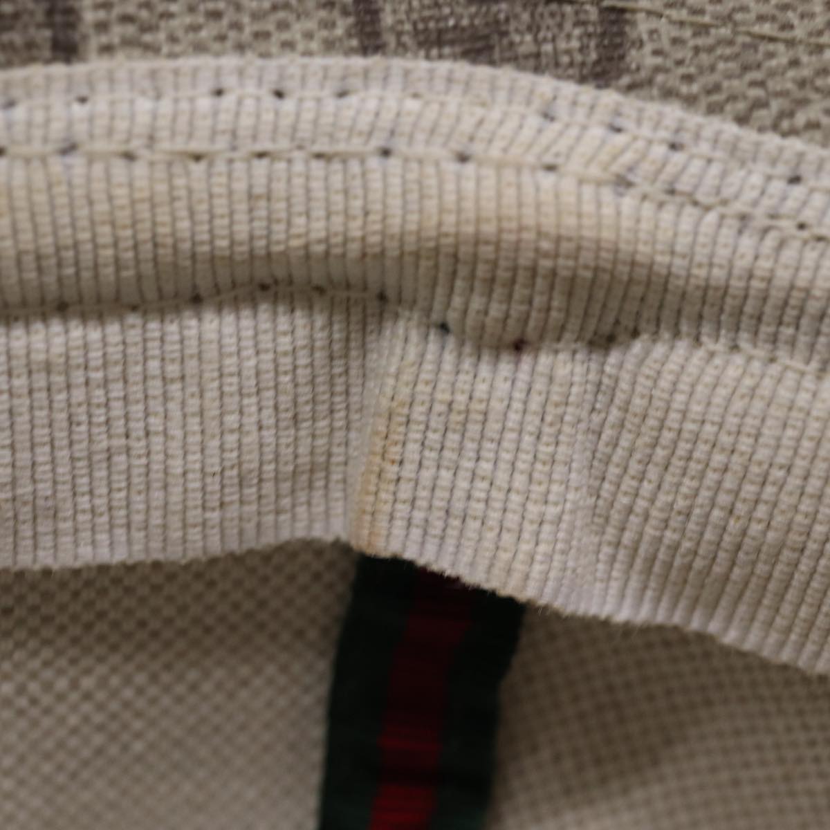 GUCCI GG Supreme Web Sherry Line Hat PVC M Beige Red Green yk12592