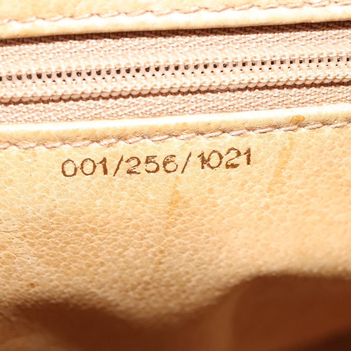 GUCCI GG Supreme Shoulder Bag PVC Leather Beige Gold 001 256 1021 yk15017