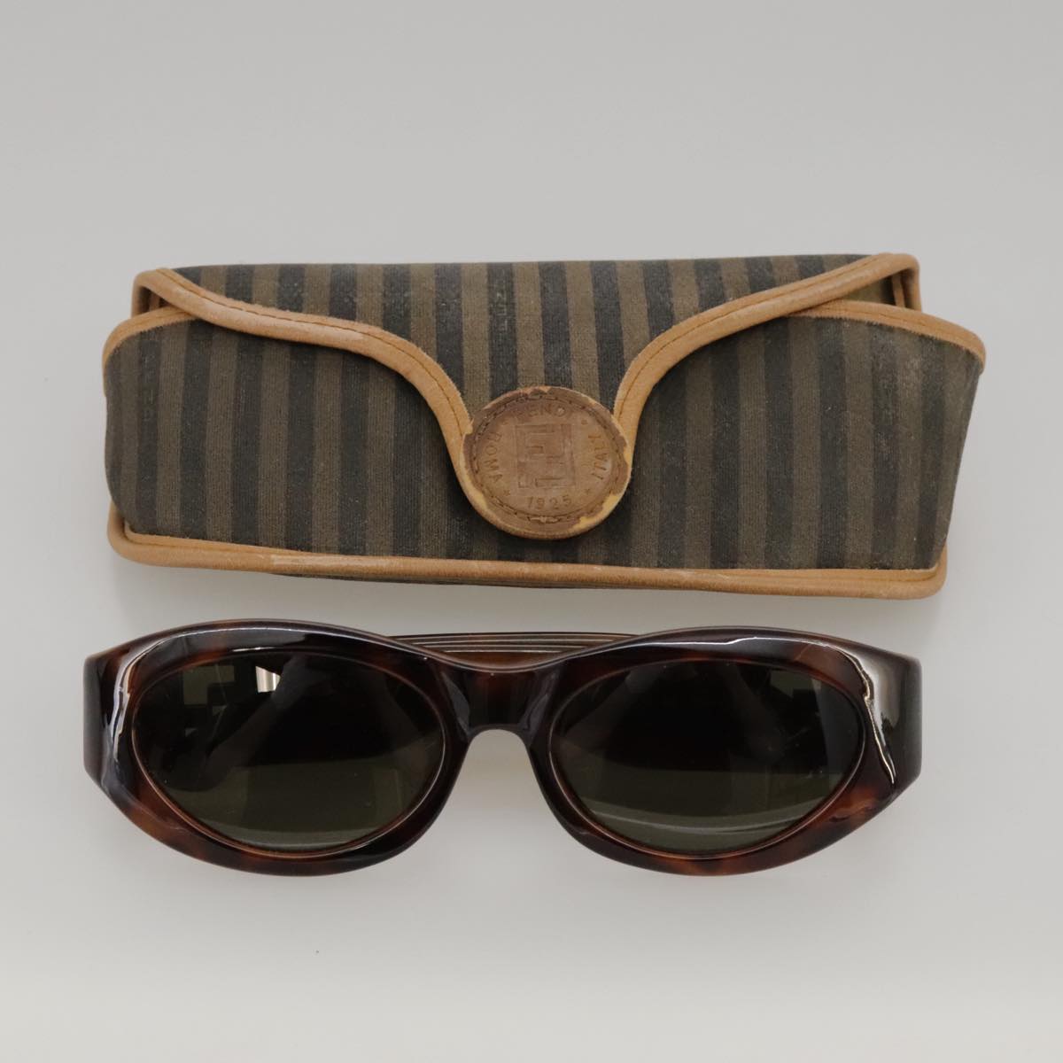 FENDI Sunglasses plastic Brown yk16009