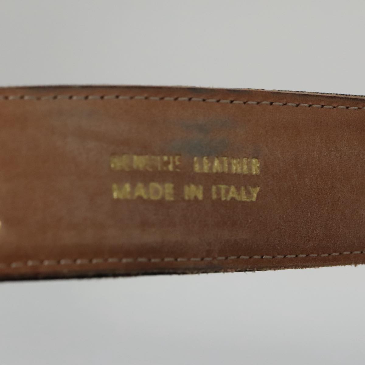 FENDI Zucca Canvas Belt 32.3""-36.2"" Brown yk16363