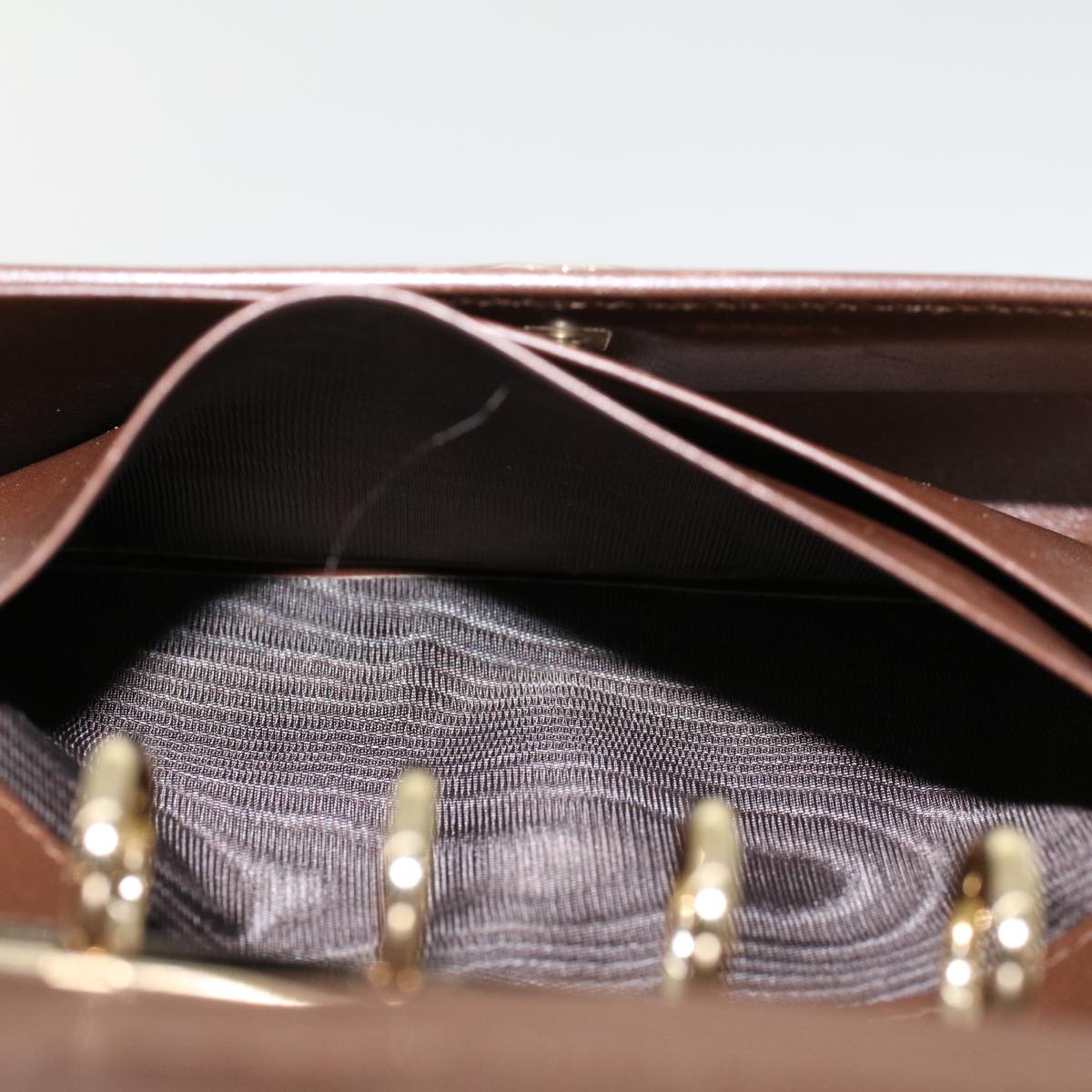 GUCCI GG Marmont Day Planner Cover Leather Brown yk7468