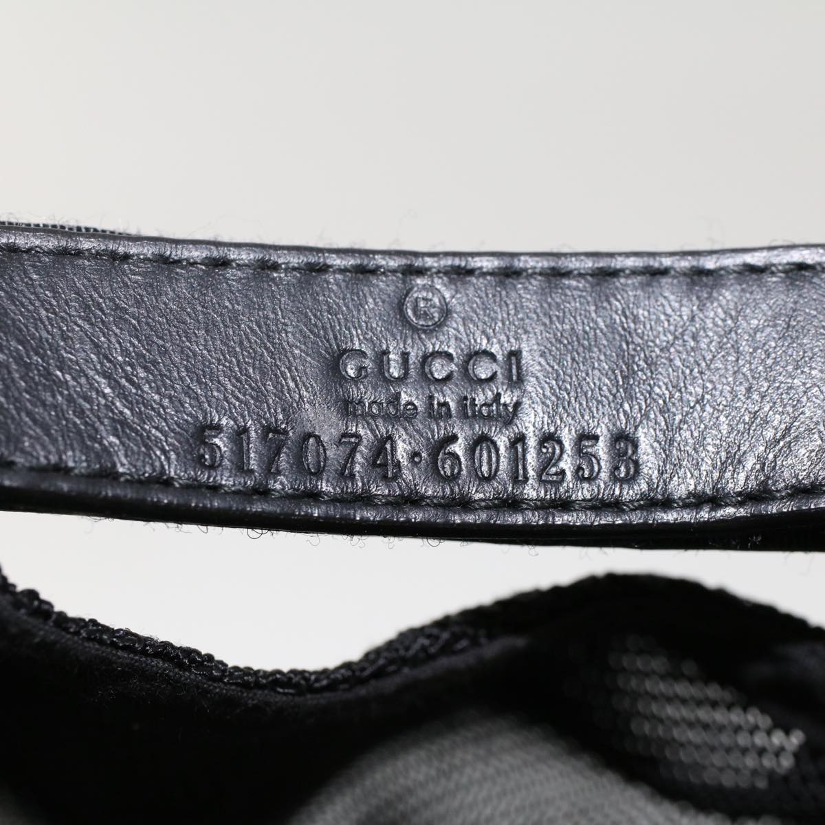 GUCCI GG Psychedelic Cap PVC Leather M 58 Multicolor Black 517074 yk7867