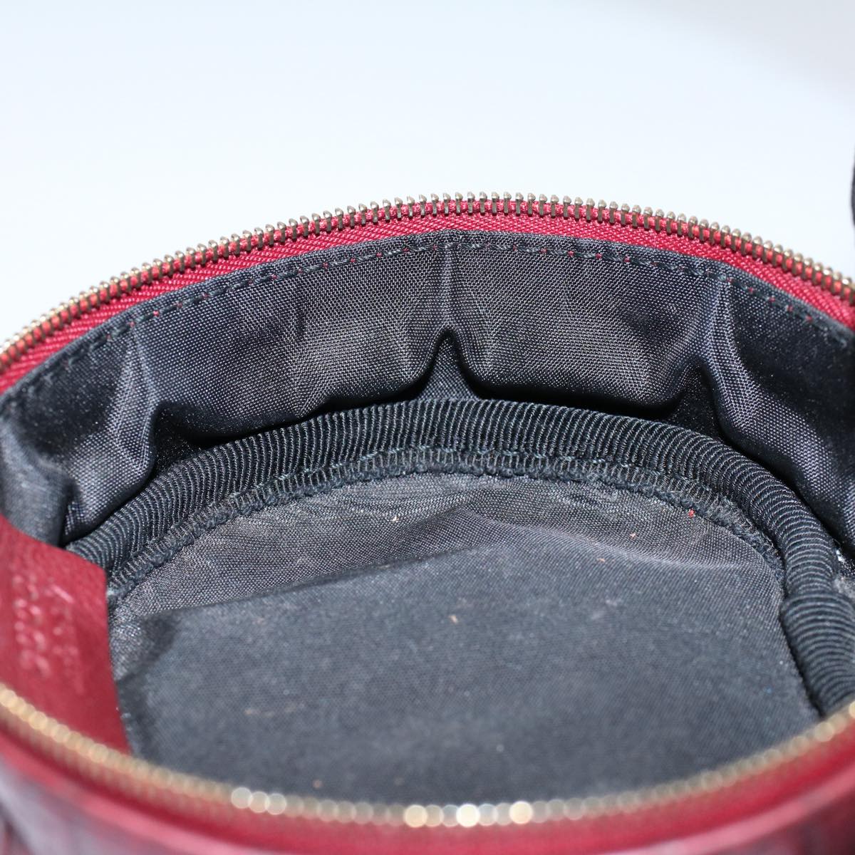 GUCCI GG Canvas Guccissima Pouch Red 212217 yk8686