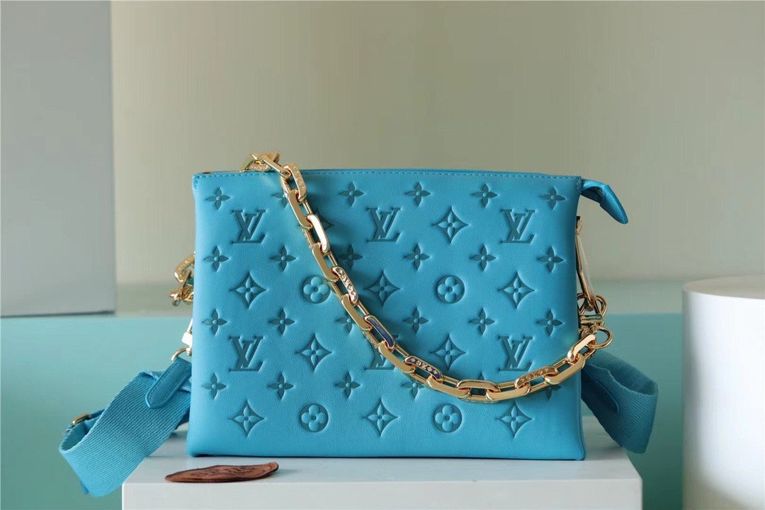 LV Coussin PM Monogram Blue For Women, WomenÃ¢â‚¬â„¢s Bags, Shoulder And Crossbody Bags 10.2in/26cm LVÃ‚Â 