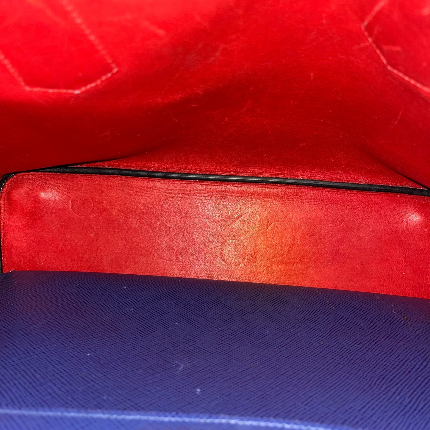 PRADA Medium Saffiano Lux Leather Double Handle Tote Bag