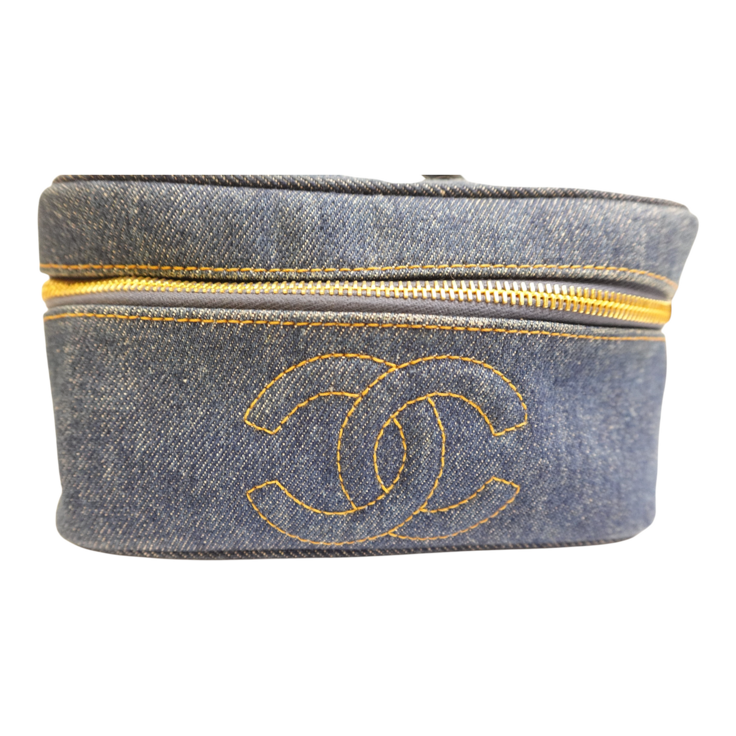 Chanel 1997 CC Denim Vanity Bag