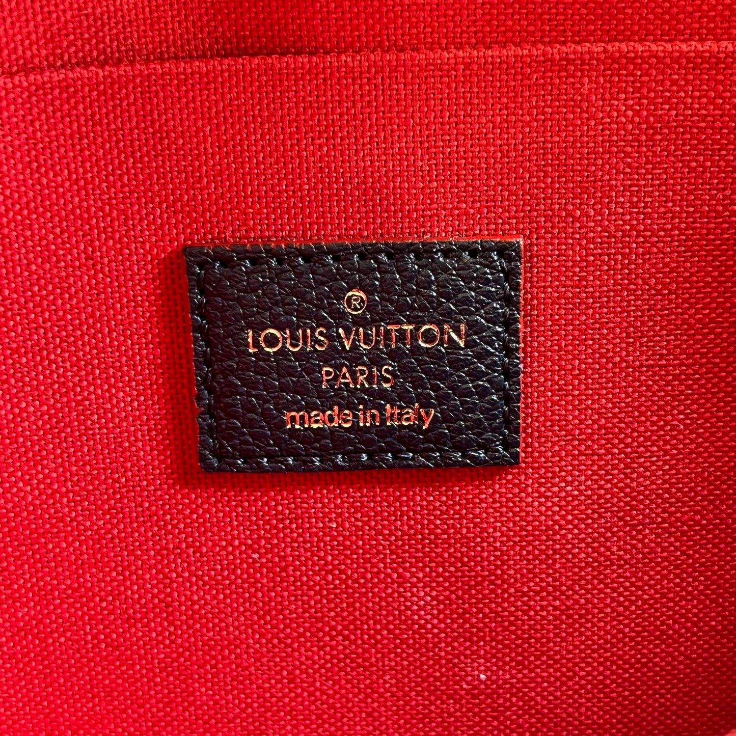LOUIS VUITTON Felicie Pochette Monogram Empreinte Leather Crossbody Bag
