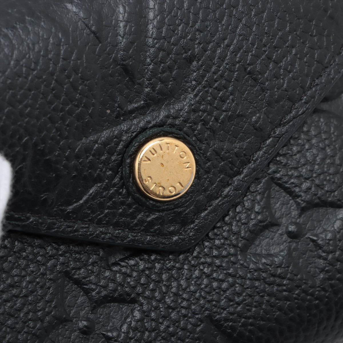 Louis Vuitton Monogram Amplant Portefolio Zoe M62935 Noir Compact Wallet