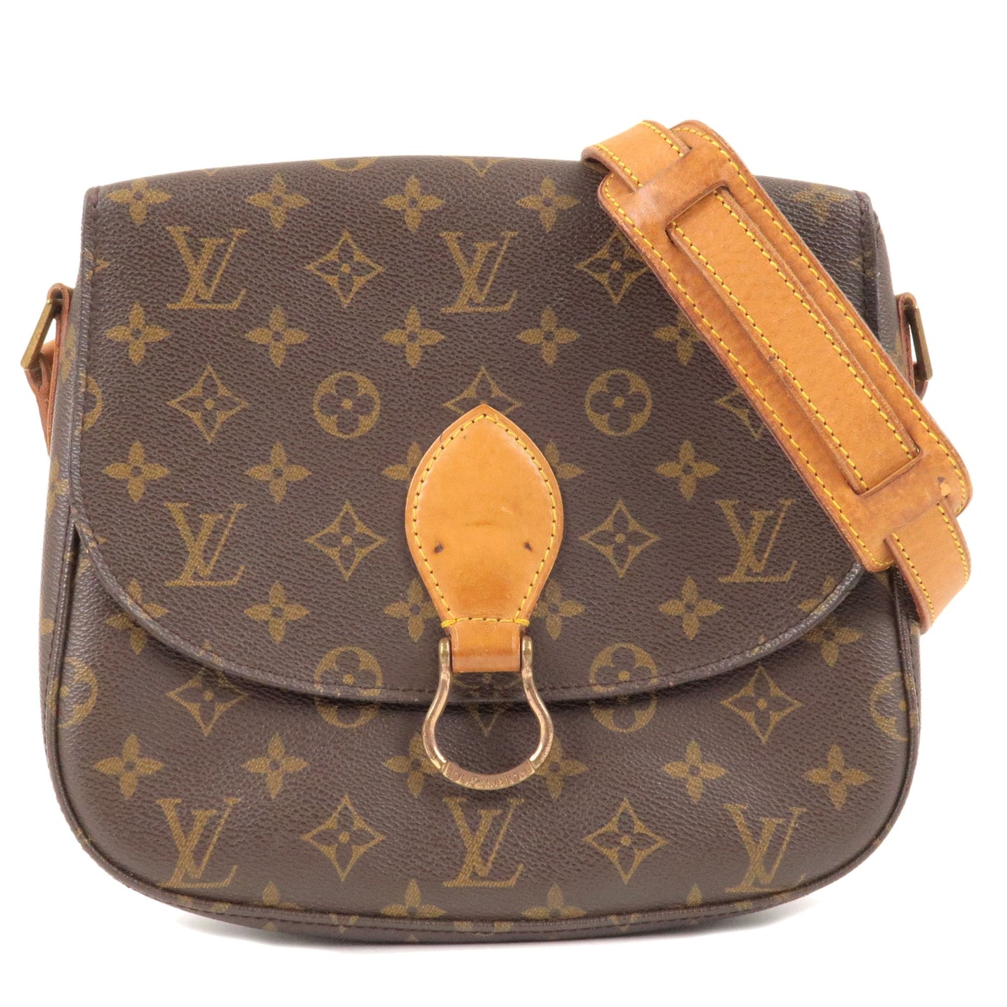 Louis Vuitton Monogram Saint Cloud GM Shoulder Bag Brown M51242