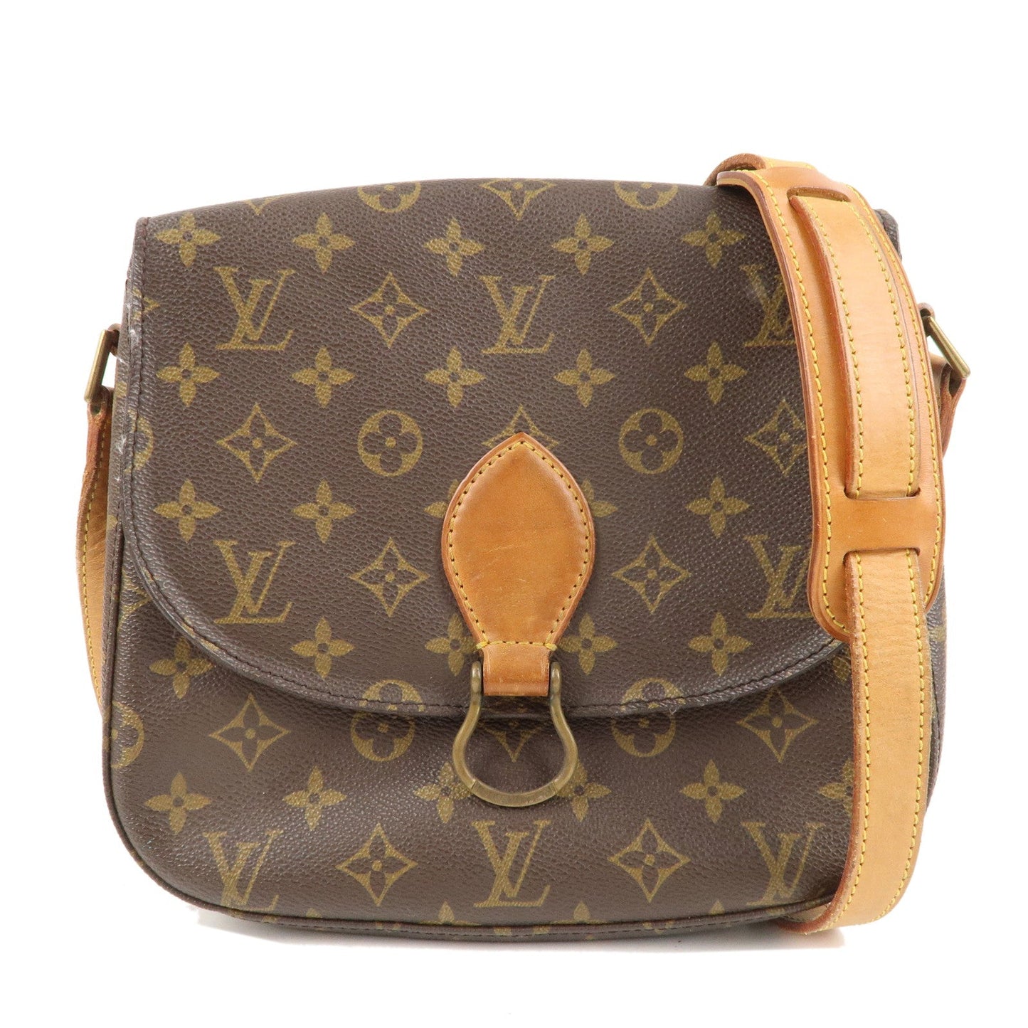 Louis Vuitton Monogram Saint Cloud GM Shoulder Bag Brown M51242