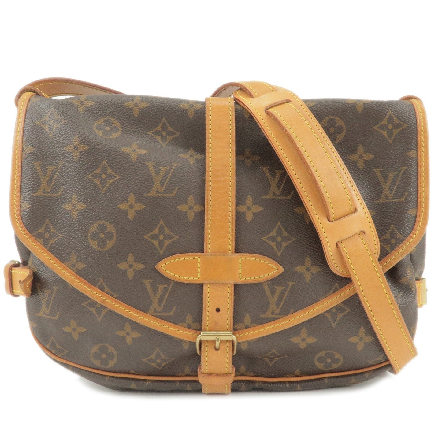 Louis Vuitton Monogram Saumur 30 Shoulder Bag Crossbody Bag M42256