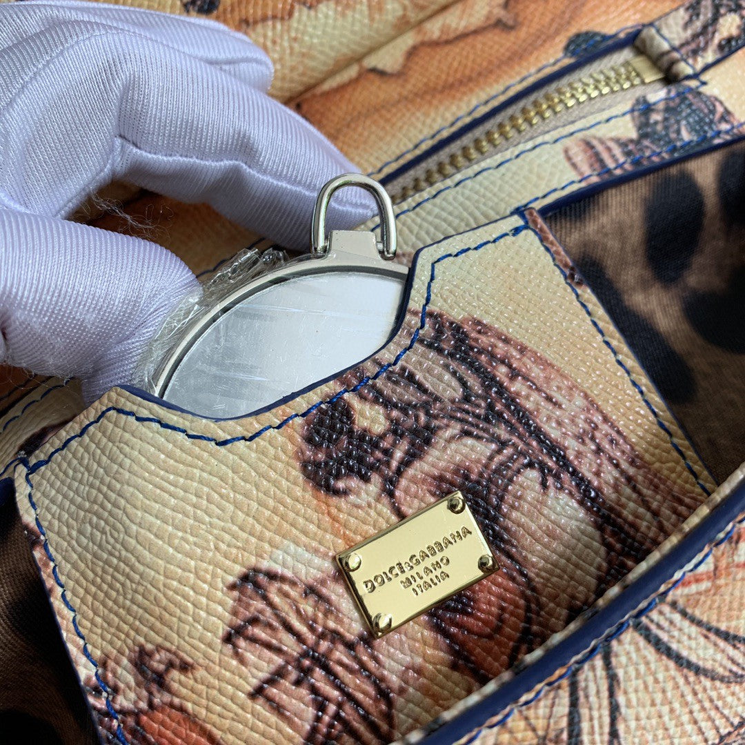GLAMI MeGLAMIum Sicily Handbag Unique Print Motifs Muticolour For Women 10.2in/26cm GLAMI