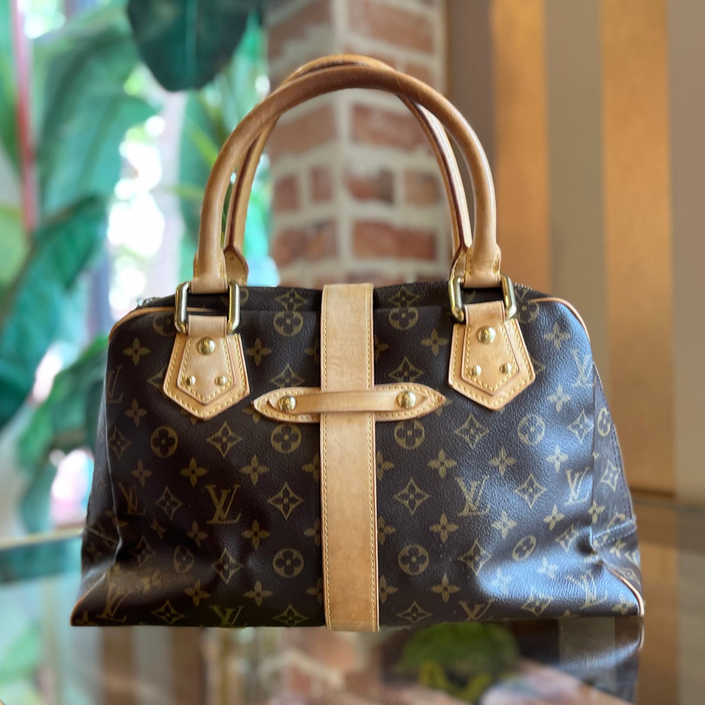 LOUIS VUITTON Monogram Canvas Manhattan GM Bag