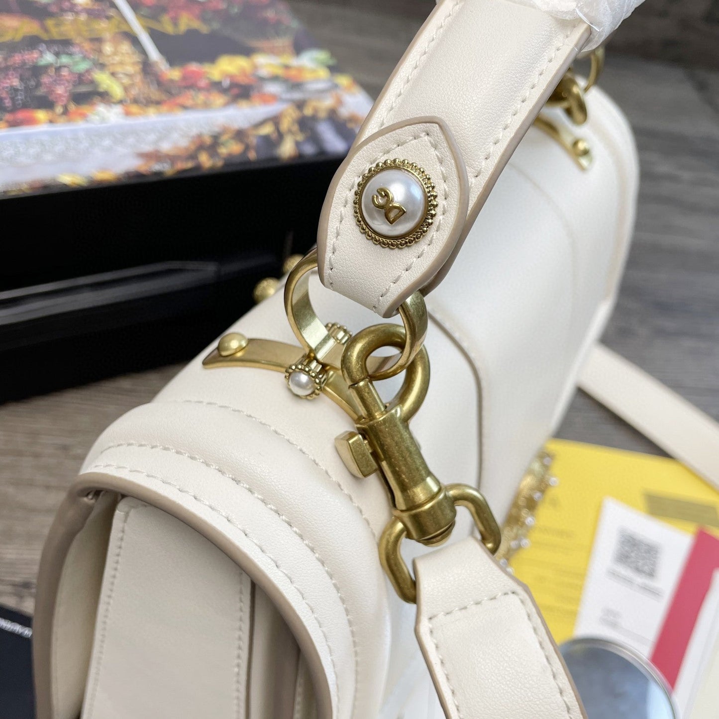 GLAMI GLAMI Girls Bag In Quilted Nappa White For Women 10.6in/27cm GLAMI