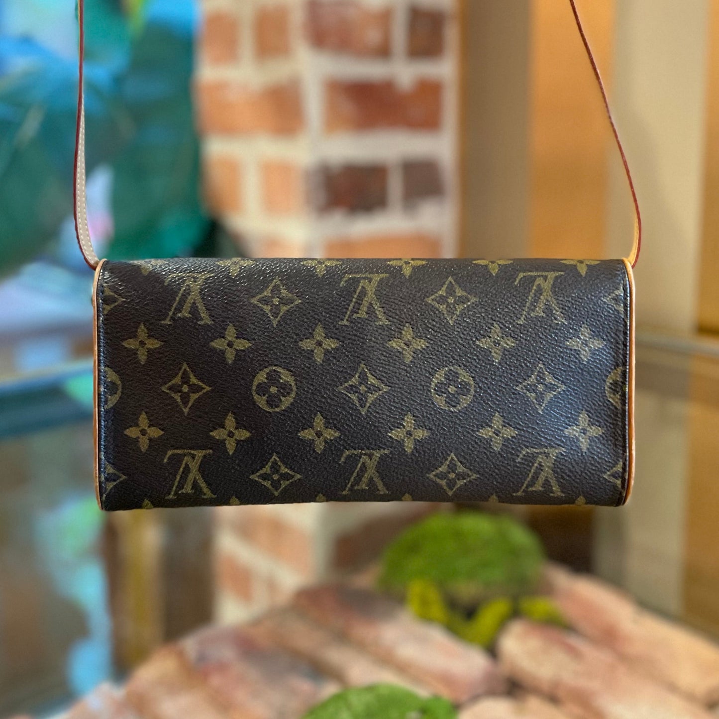 LOUIS VUITTON Twin Pochette GM Monogram Canvas Crossbody Bag