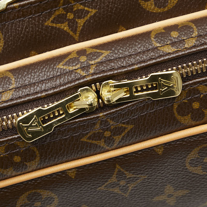 Louis Vuitton Monogram Reporter GM Shoulder Bag M45252 Brown PVC Leather  Louis Vuitton