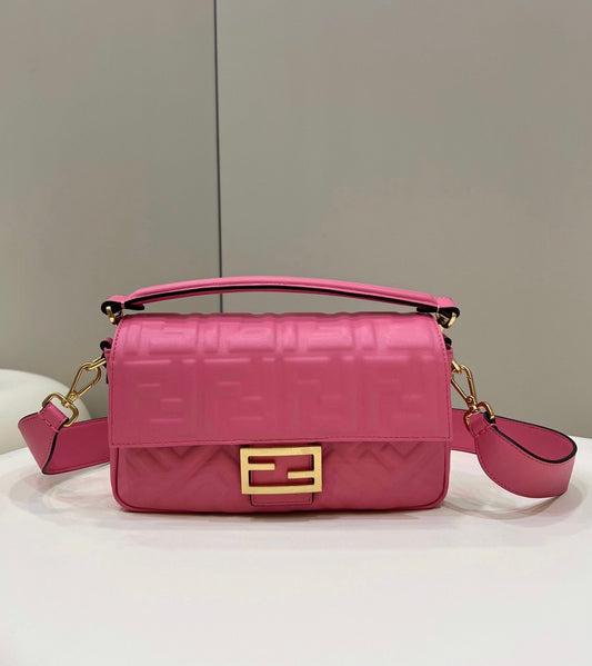 FI Baguette Pink For Women, WomenÃ¢â‚¬â„¢s Handbags, Shoulder And Crossbody Bags 10.6in/27cm FF 8BR600