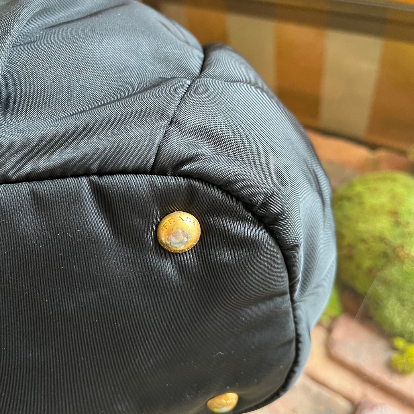 PRADA Nylon Black Two Way Shoulder Bag
