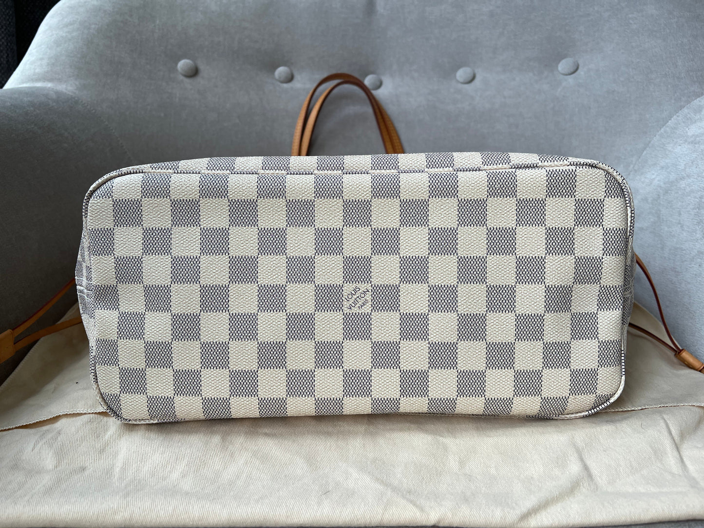 Louis Vuitton Neverfull MM  Damier Azur (RRP £1,410)