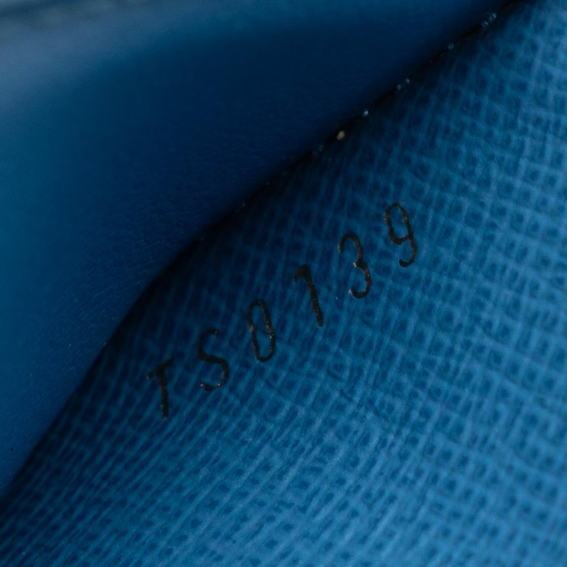 Louis Vuitton Monogram M63881 Long Wallet PVC/Leather Blue-Jean Brown