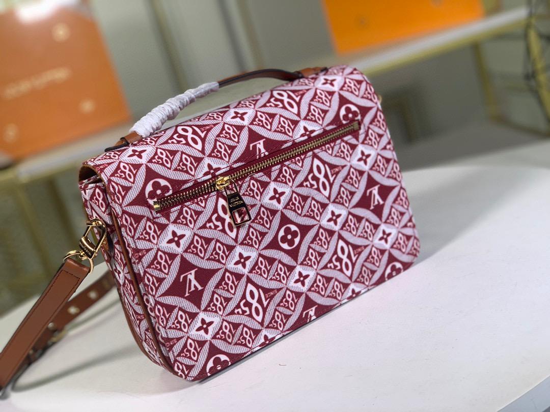 LV SinGLAMI 1854 Pochette Metis Red For Women, WomenÃ¢â‚¬â„¢s Handbags, Shoulder And Crossbody Bags 9.8in/25cm LV