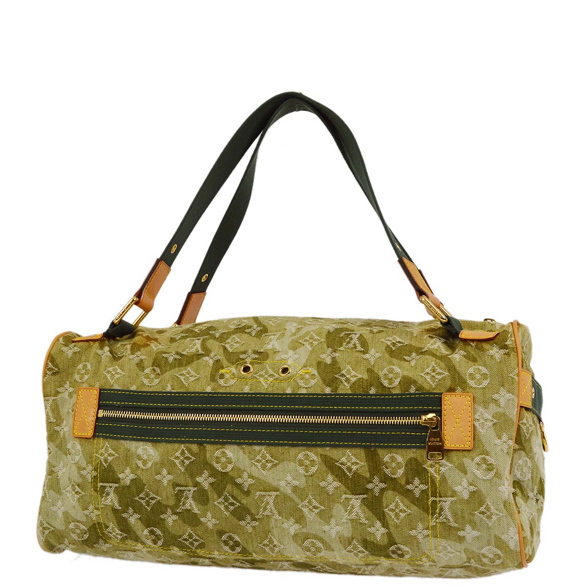 Louis Vuitton 2008 Green Monogramouflage Denim Lys Shoulder Bag M95771
