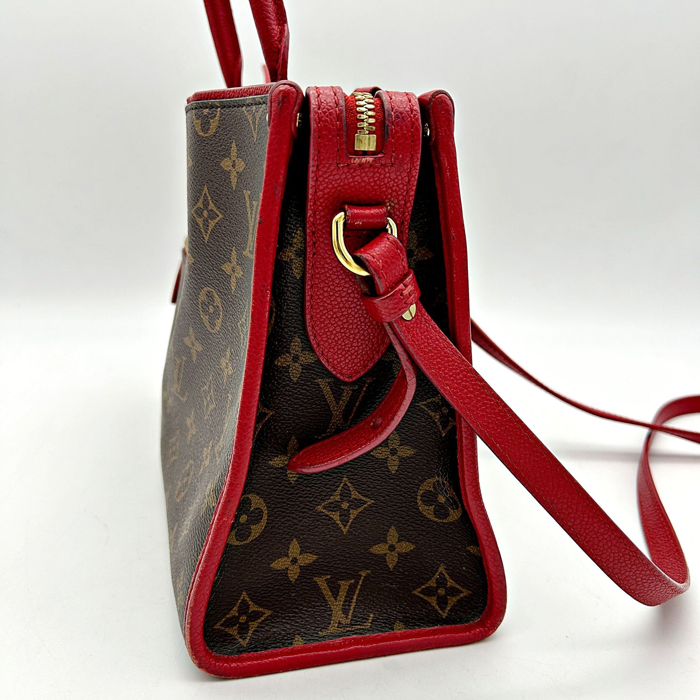 GLM-Cerise Monogram Canvas Popincourt PM Bag LA26901