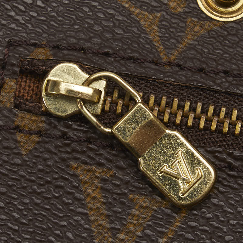 Louis Vuitton Monogram Landnet GM Shoulder Bag M42244 Brown PVC Leather  Louis Vuitton