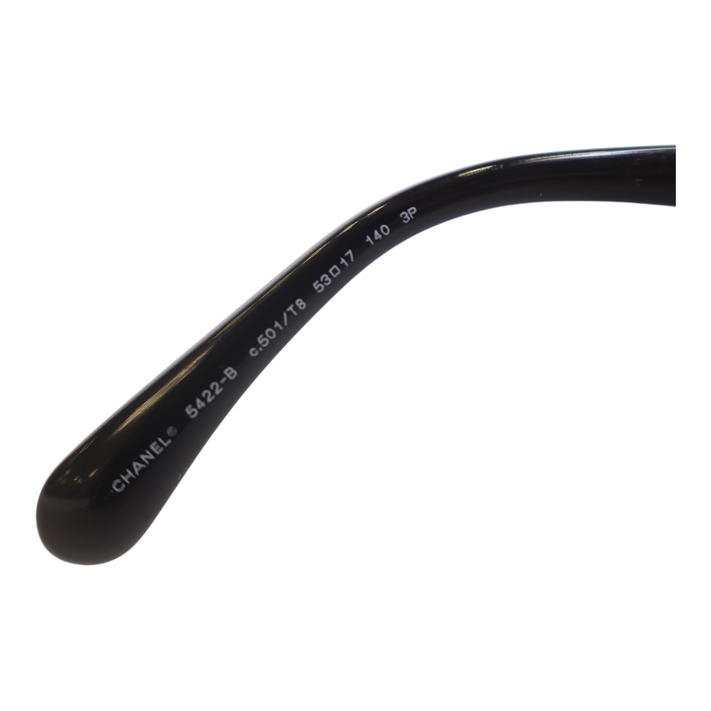 Chanel Black Square Cat Eye Sunglasses