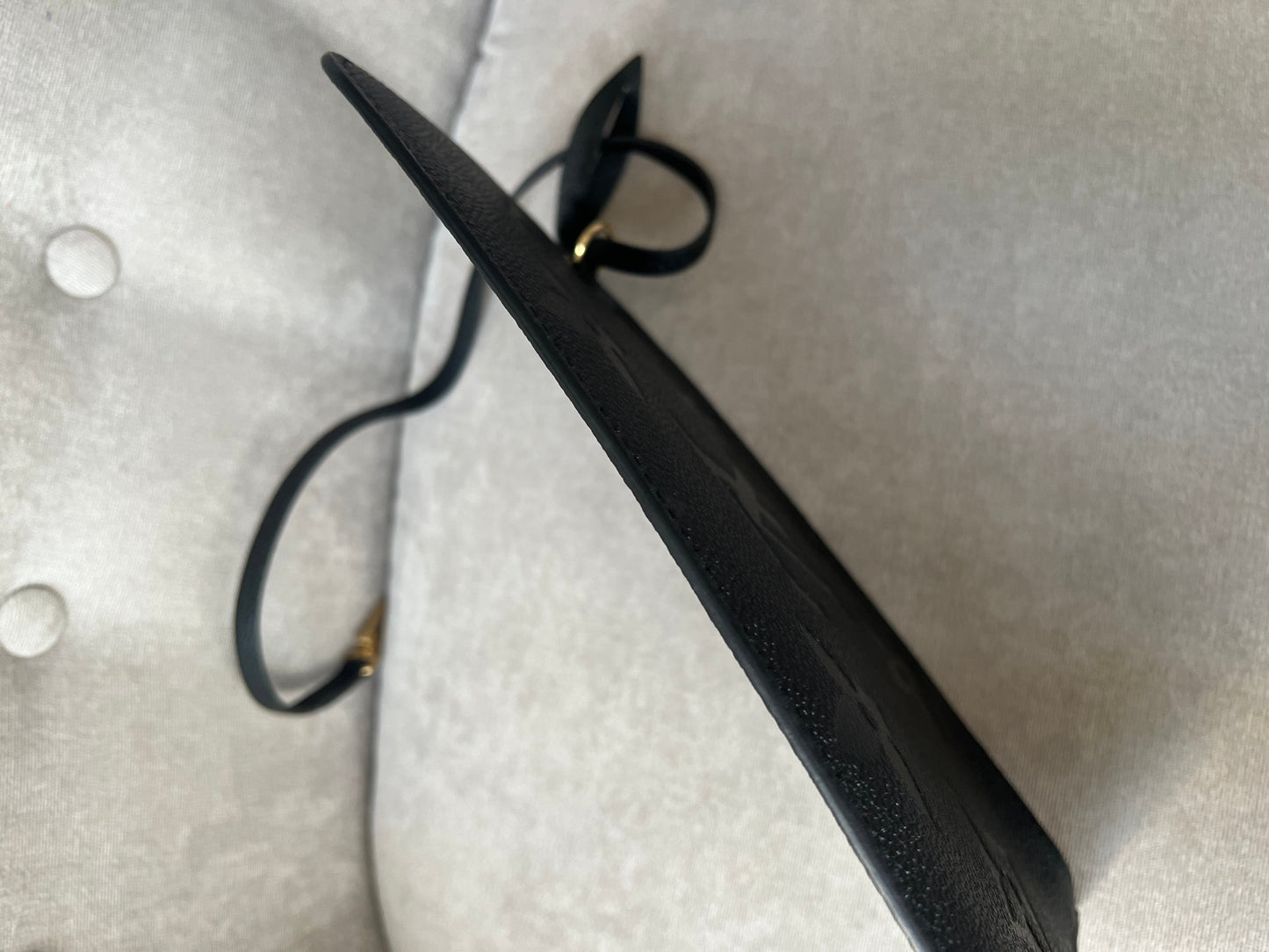 Louis Vuitton Pouch (from Neverfull) Black Empreinte