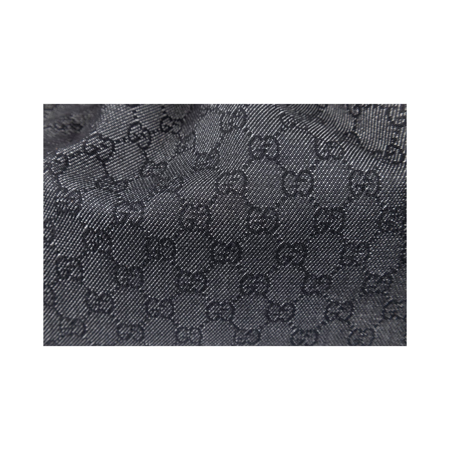 GLM-- Denim GG Canvas Bamboo Handbag - '10s