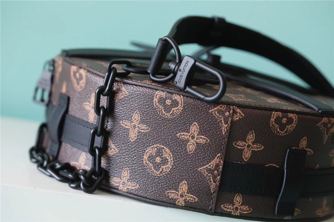 LV Wheel Box Monogram Canvas For Women, WomenÃ¢â‚¬â„¢s Handbags, Shoulder Bags And Crossbody Bags 9.1in/23cm LV M59706Ã‚Â 