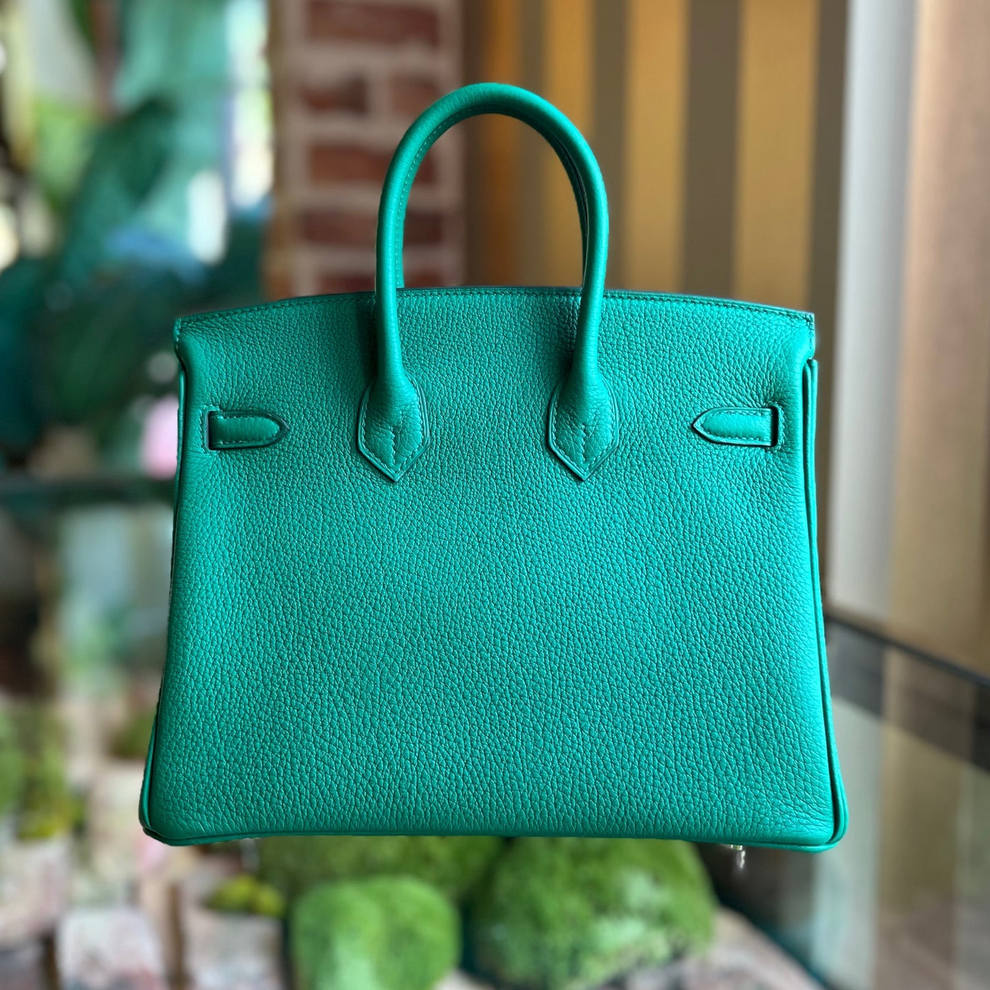 HERMES Birkin 25 Togo Satchel Bag