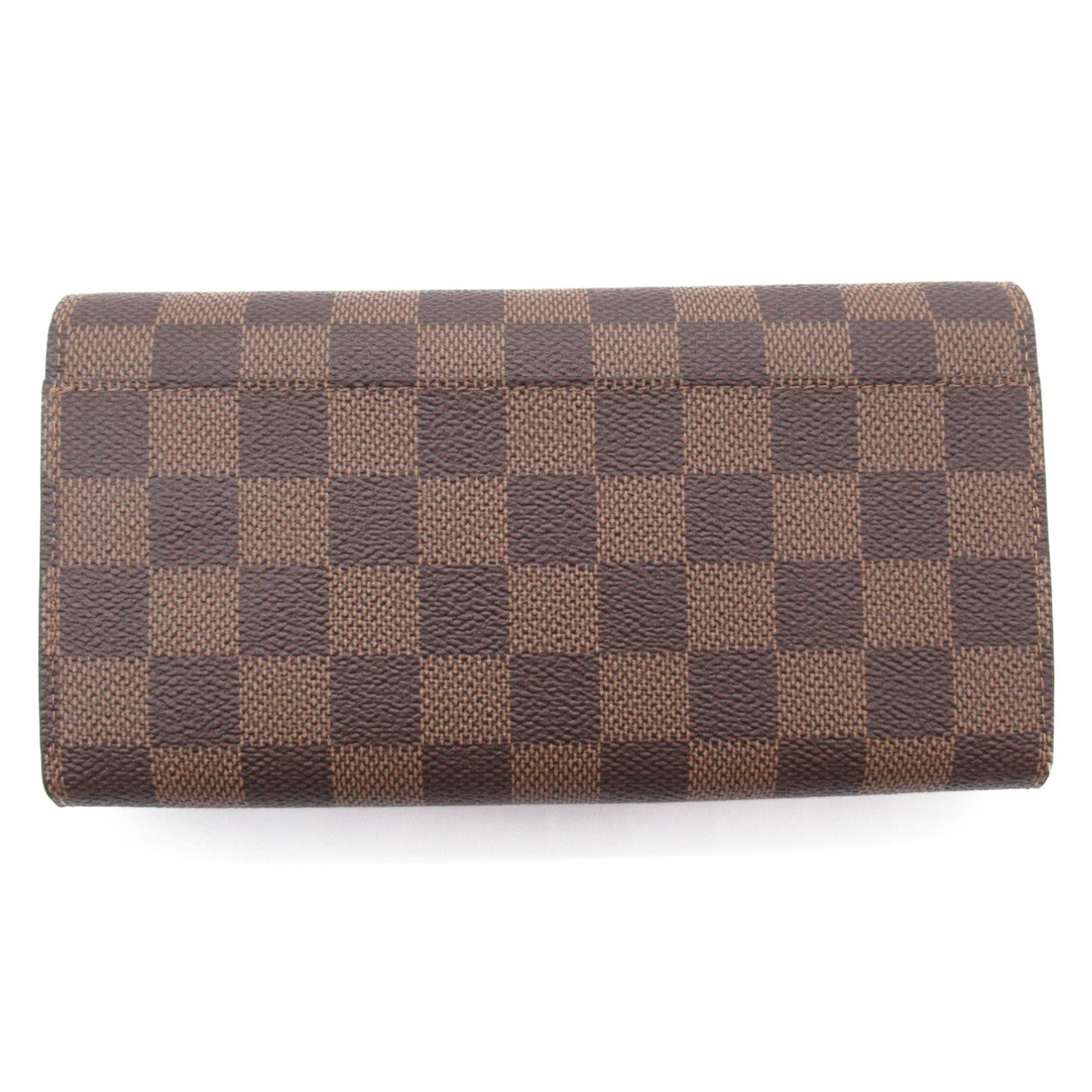 Louis Vuitton Louis Vuitton Portefolio Sarah Double Fold Wallet Wallet PVC Coated Canvas Damier  Brown N63209
