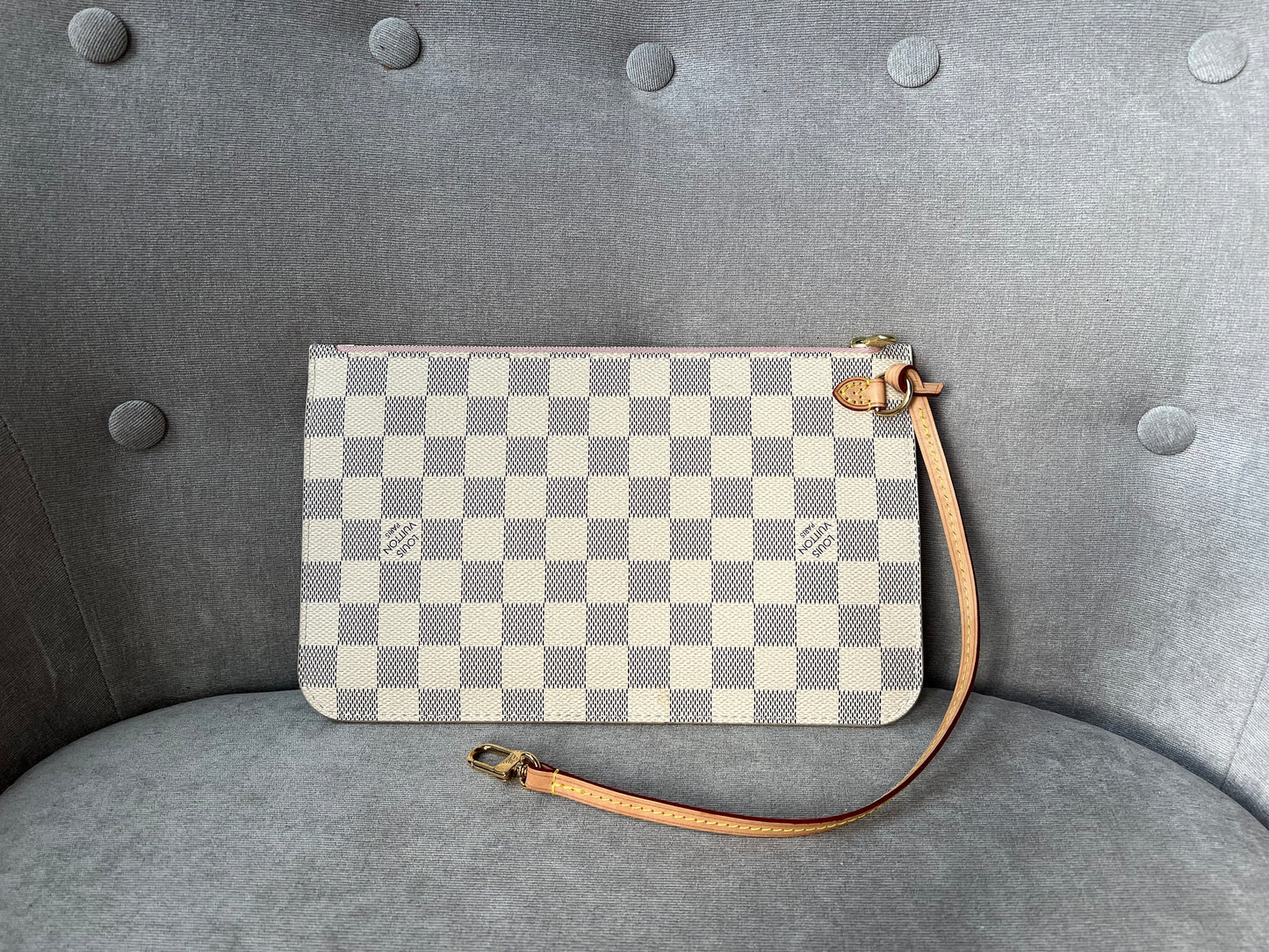 Louis Vuitton Pouch (from Neverfull MM) in Damier Azur