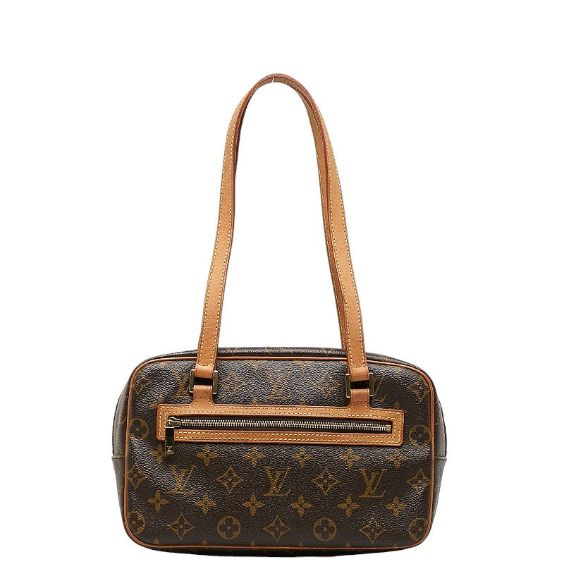 Louis Vuitton Monogram City MM M51182 Brown PVC Leather Lady Louis Vuitton