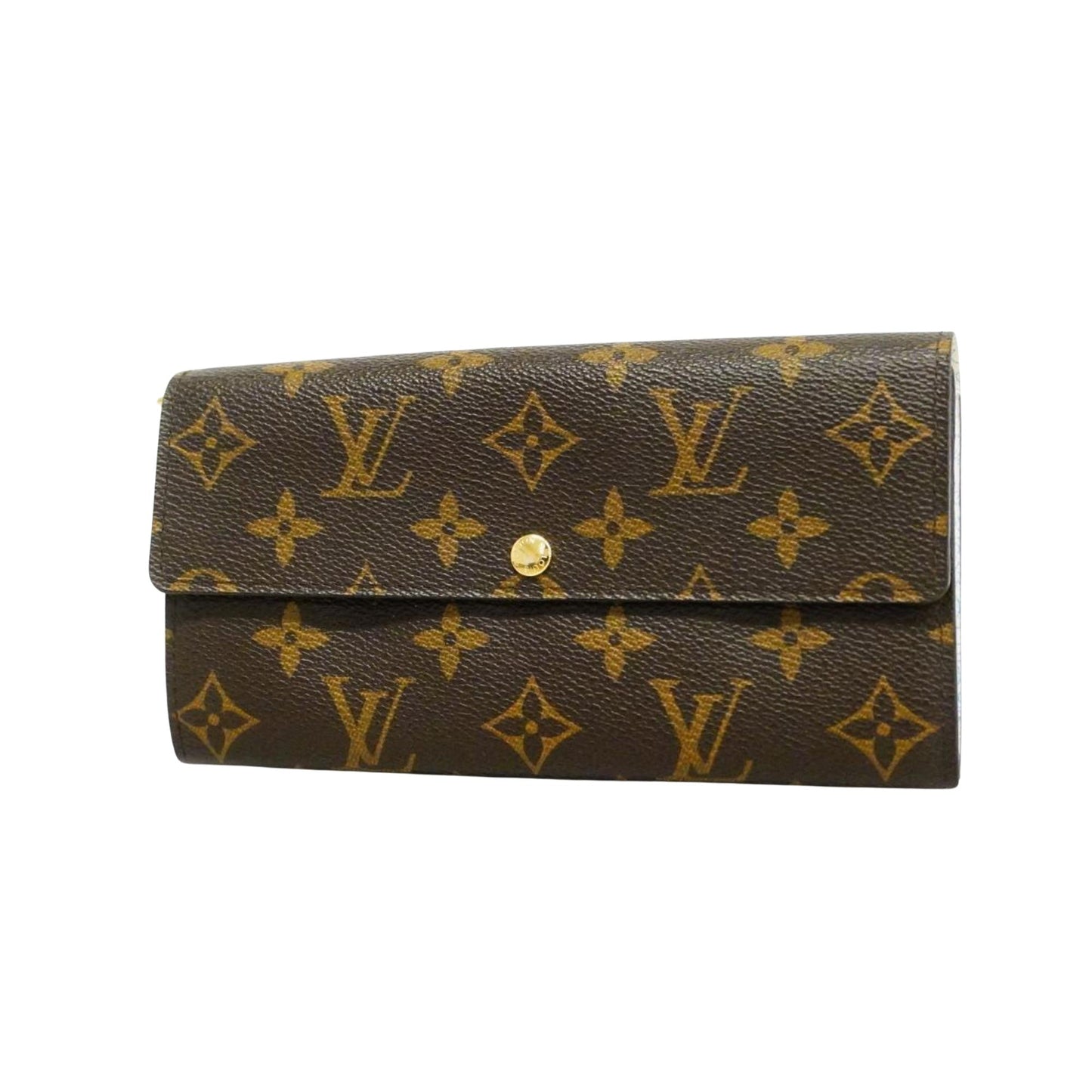 Louis Vuitton Portefeuille Sarah  Canvas Wallet  ()