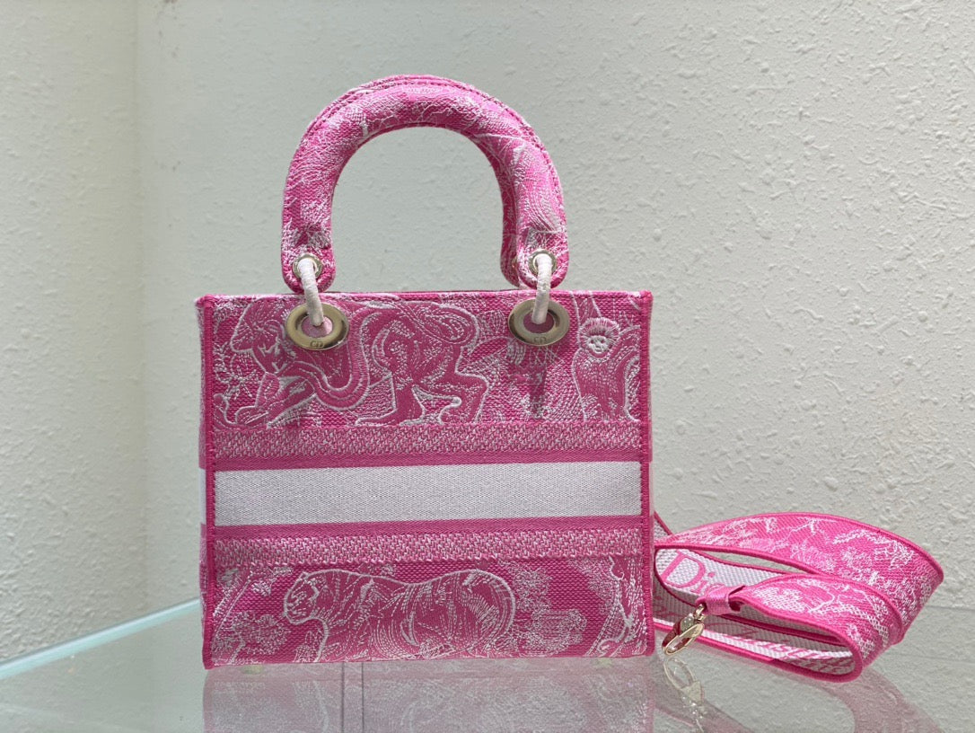 GLAMI MeGLAMIum Lady D-Lite Bag Pink, For Women, WomenÃ¢â‚¬â„¢s Handbags 24cm/9.5in CD M0565OROC_M956