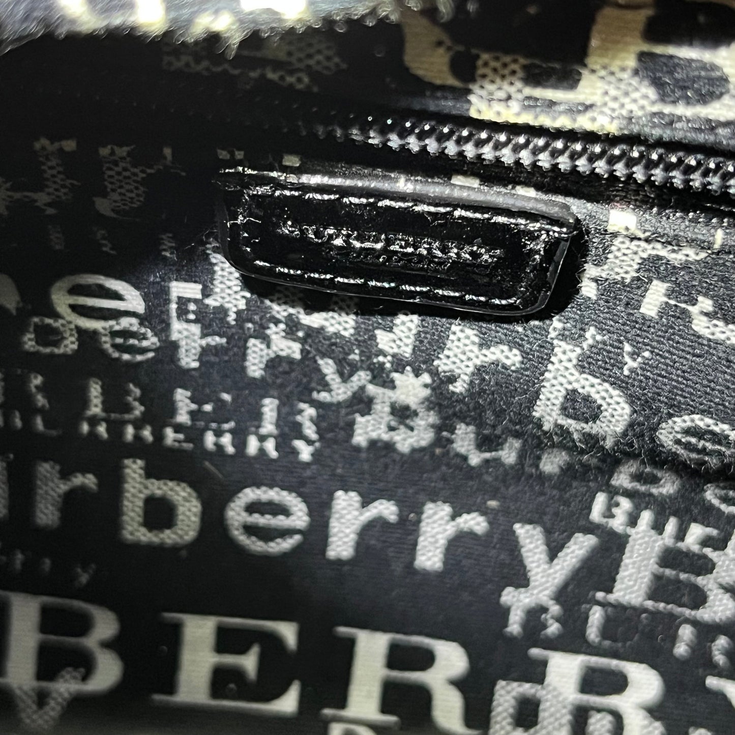 BURBERRY Wicker Basket Top Handle Bag