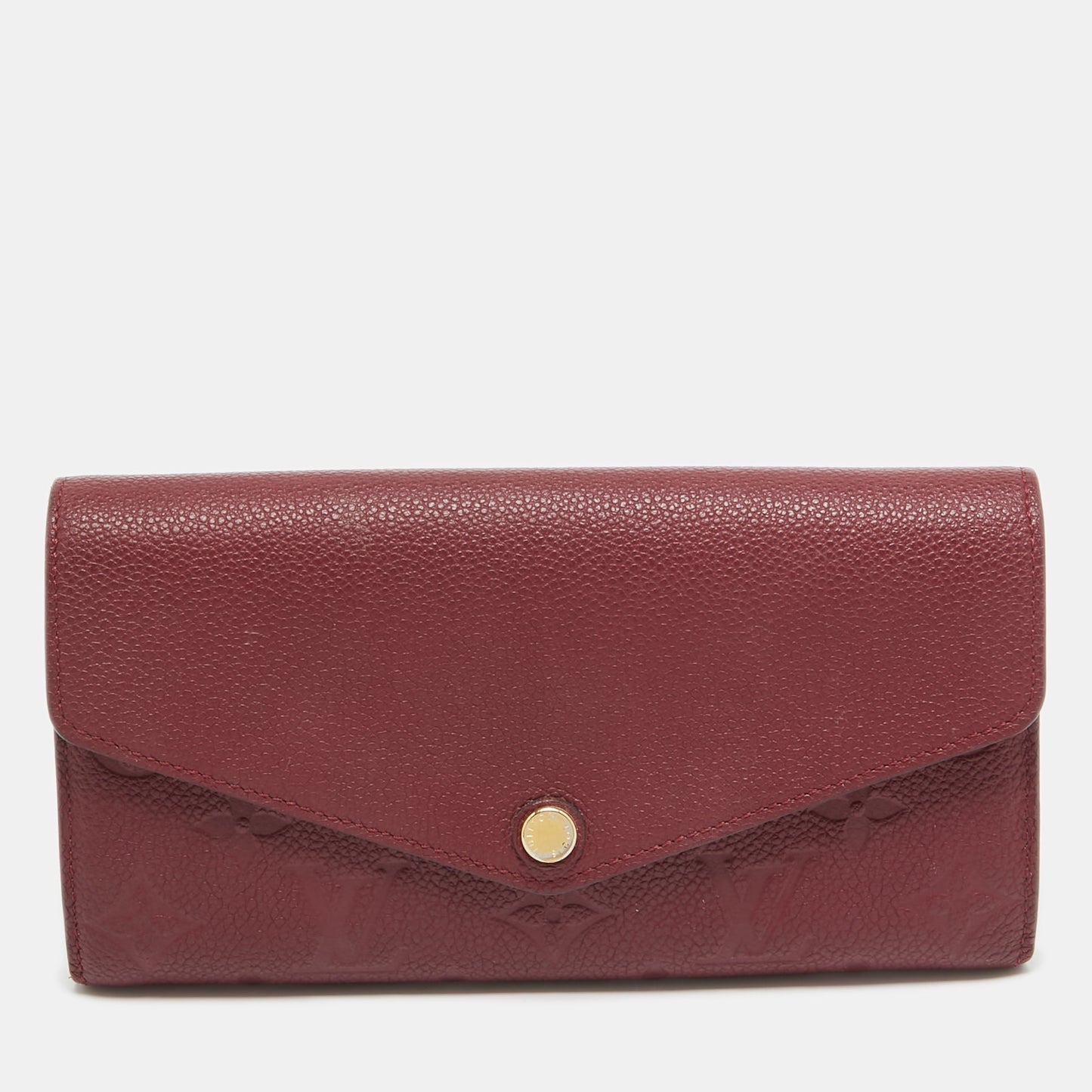 Louis Vuitton Flamme Monogram Empreinte Leather Sarah Wallet