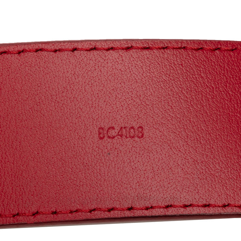 Louis Vuitton Monogram New Wave Sanctuary Belt 32/80 M0096 Red Multicolor Leather  Louis Vuitton