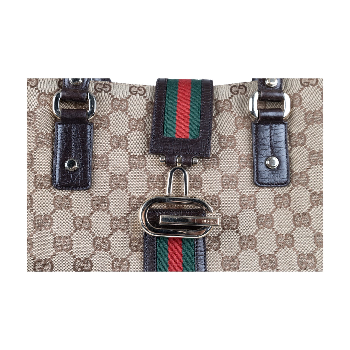 GLM-- Monogram Canvas Junco Tote Bag - '00s