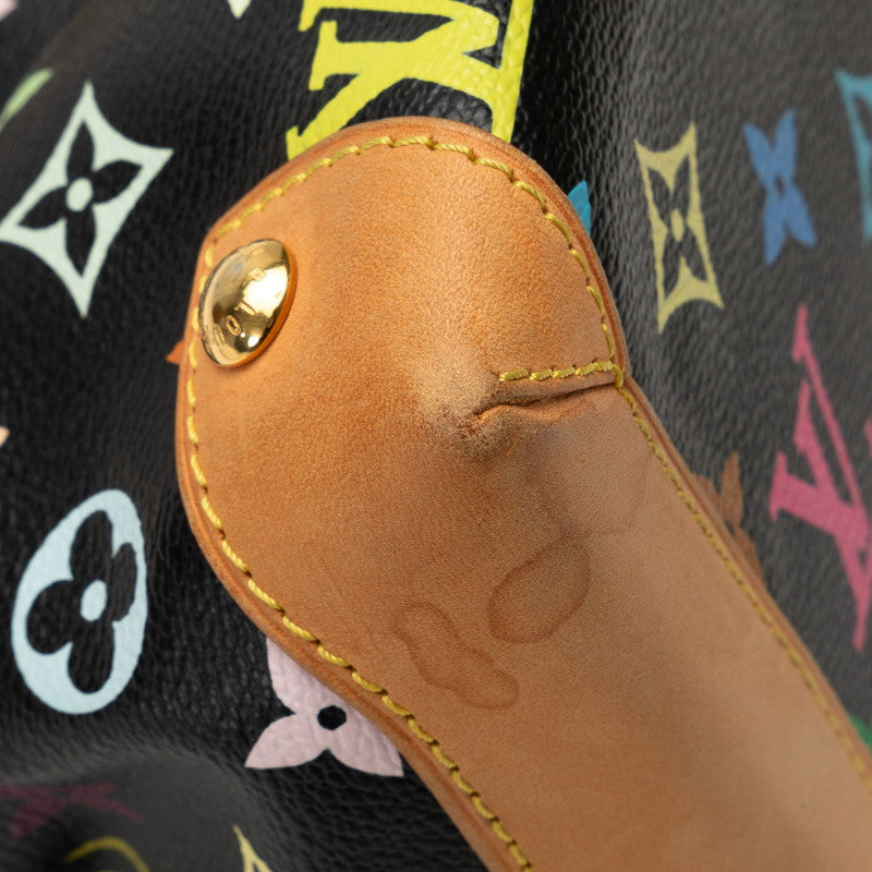 Louis Vuitton Monogram Multicolor M40048 Handbag PVC/Laser Noir Black