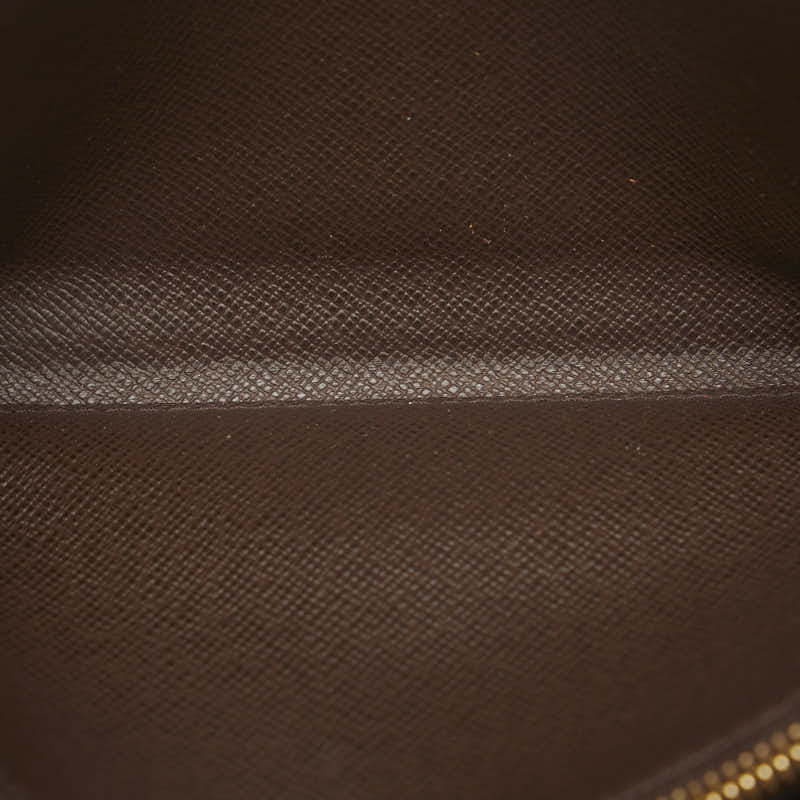 Louis Vuitton Damiere Portfolio Sarah Long Wallet N61734 Brown PVC Leather  Louis Vuitton Long Wallet
