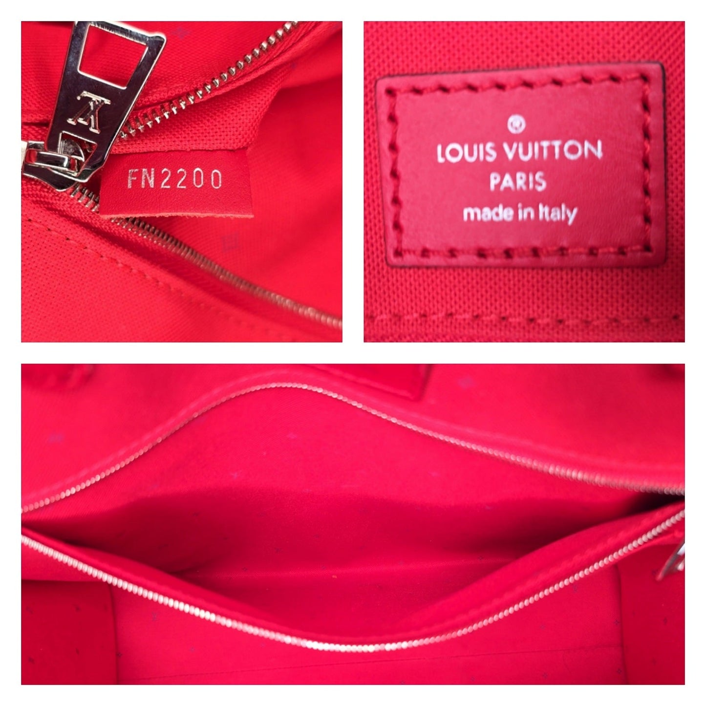 Louis Vuitton Rouge Giant Monogram Escale Onthego GM Tote
