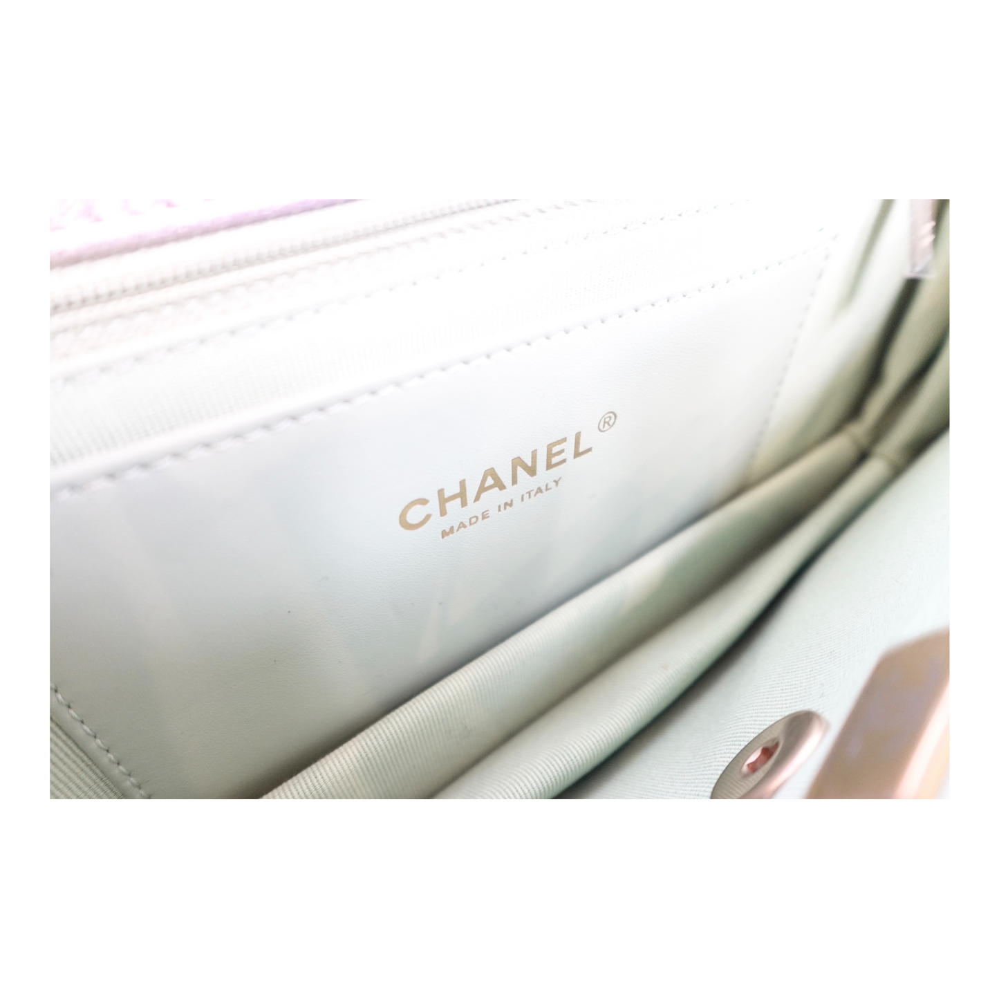 Chanel Gradient Metallic Lambskin Quilted Walking Mood Flap