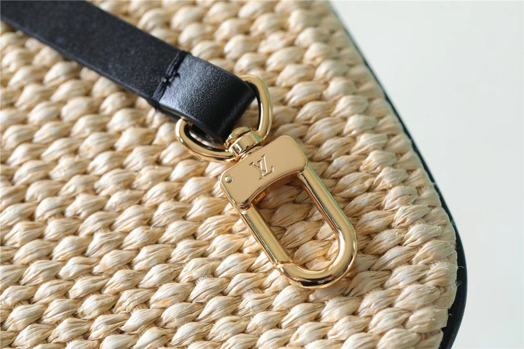 LVÃ‚Â Saint Jacques Raffia Black For Women,  Shoulder And Crossbody Bags 22.4in/57cm LV M59808