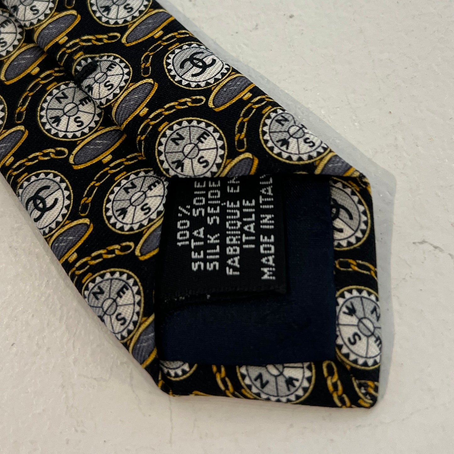 CHANEL CC Compass Neck Tie