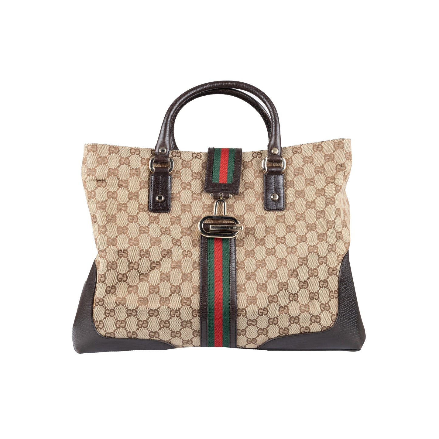 GLM-- Monogram Canvas Junco Tote Bag - '00s